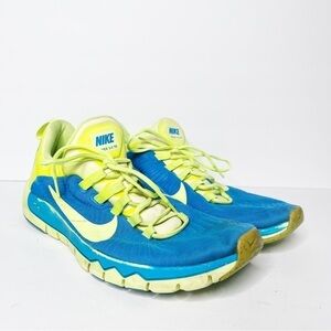 Nike Free 5.0 TR Rare Athletic Shoes Sneakers Size 14 Men’s Blue Yellow